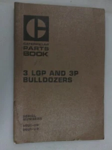 Buldóceres Caterpillar 3 LGP y 3P manual de piezas. Libro gato genuino.  - Imagen 1 de 1