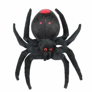 Stuffed Animal Plush Toy Black Widow Spider in 20 cm (8") Gift for Boys & Girls - Picture 1 of 3