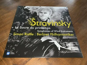 Stravinsky Le Sacre du Printemps SIMON RATTLE WARNER CLASSICS 180g LP NEW SEALED - Picture 1 of 2