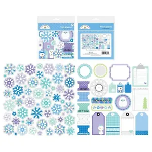 Doodlebug ~ SNOW MUCH FUN ~ Bits & Pieces Die Cuts - Picture 1 of 1