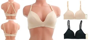 Lively The All-Day Deep V Wireless Bra 45577, Mesh Plunge, Convertible Straps - Picture 1 of 10