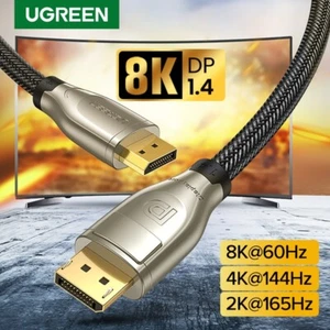 UGREEN DisplayPort Cable 8K DP 1.4 2K165Hz 32.4Gbps For PC Monitor Projector -5M - Picture 1 of 9