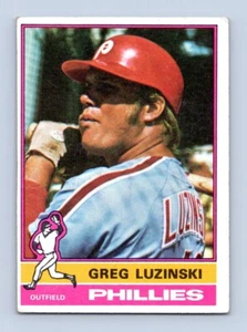 1976 Topps #610 Greg Luzinski Philadelphia Phillies Ex+ - Imagen 1 de 4