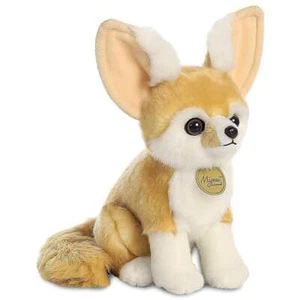 Aurora Miyoni Fennec Fox 23 cm peluche morbido giocattolo imbottito animale marrone regalo bianco NUOVO - Foto 1 di 1