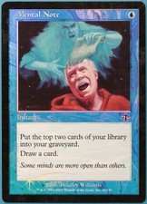 Mental Note FOIL Judgment PLD Blue Common MAGIC MTG CARD (ID# 228205) ABUGames