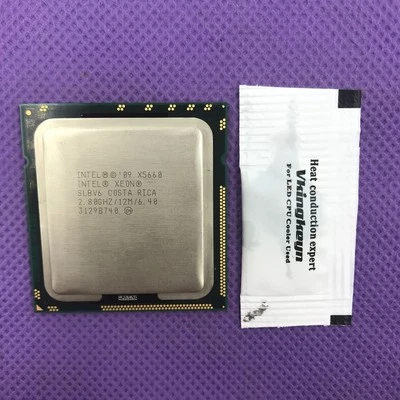 Intel Xeon X5660 SLBV6 2.8GHz 12 MB LGA 1366 Six Core CPU Processor - Image 1 of 2