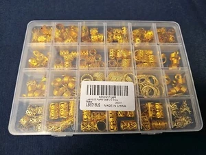 220PCS Hair Jewelry Braid Rings Cuff Decor Pendants Dreadlocks Beads Accessories - Picture 1 of 2