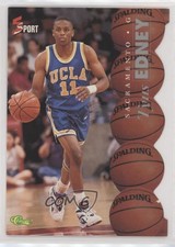 1995 Classic 5 Sport Silver Die-Cut Tyus Edney #38 Rookie RC