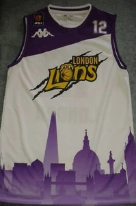 London Lions Cityscape Basketball Trikot - Kappa - Medium - NEU - Bild 1 von 4
