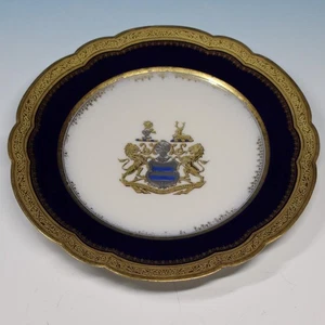 Sevres Porcelain Chateau des Tuileries - Placa decorativa escudo de armas - 91/4 pulgadas - Imagen 1 de 5