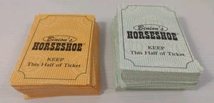 Binion's Horseshoe Casino Las Vegas Preis Ziehung Ticket Stub Lot - Bild 1 von 4