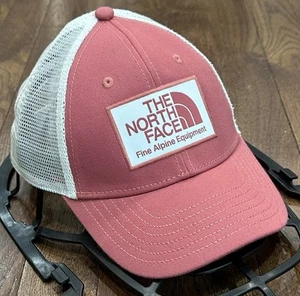 The North Face Youth Girls Mudder Trucker Slate Rose OS Pink SnapBack Cap Hat - Picture 1 of 8