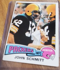 1975 Topps - John Schmitt #289 Green Bay Packers Hofstra University - Picture 1 of 2
