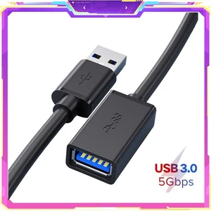 SuperSpeed USB 3.0 Male to Female Data Cable Extension Cord For Laptop PC Camera - Picture 1 of 9