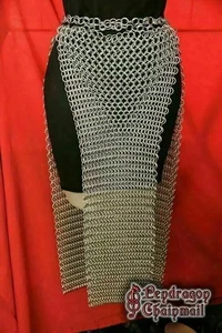 MEDIEVAL CHAINMAIL SKIRT, ALUMINUM BUTTED SKIRT STANDRAD SIZE GIFT - Picture 1 of 1