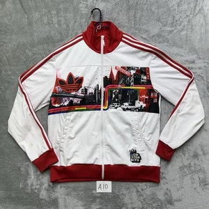 Adidas & Bill McMullen R6 Serie Roja MANHATTAN Nueva York Chaqueta de Pista Talla XL - Imagen 1 de 14