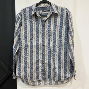 Camicia donna vintage LizWear floreale con bottoni blusa western cottage media - Foto 1 di 5