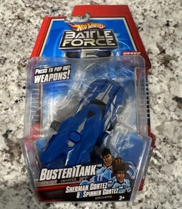 2009 Hot Wheels Battle Force 5 Buster Tank Sherman & Spinner Cortez - Picture 1 of 2