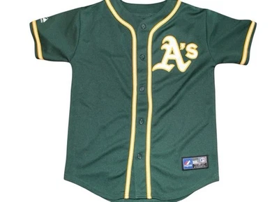 Oakland Athletics Yoenis Cespedes Majestic MLB Baseball Jersey Youth XL 14/16 - Image 1 of 2