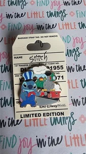Disney Railroad Train Conductor - Stitch Adventure Series LE Pin #79054 - Imagen 1 de 1