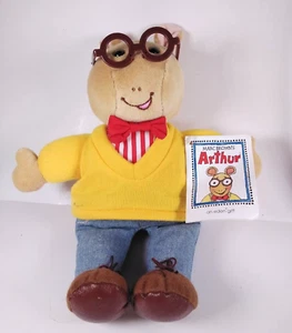 Vintage Arthur Aardvark Plüschpuppe Marc braun 1996 Eden 7 Zoll Kuscheltier mit Etikett - Bild 1 von 8