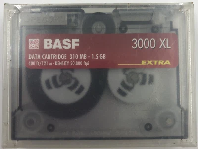 BASF 3000XL Extra Data Cartridge 310MB-1.5GB 400'/121m Density 50,800ftpi - Image 1 of 2