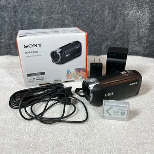 Sony HDR-CX405 Black HD Video Handycam Camcorder Bundle Box Battery Tested - Picture 1 of 22