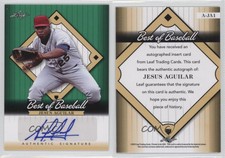 2013 Leaf Best of Baseball Auto Jesus Aguilar #A-JA1 Auto