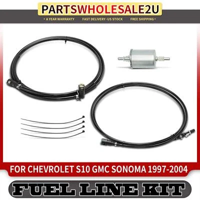 Fuel Line Kit for Chevrolet S10 GMC Sonoma 1997 1998 1999-2004 L4 2.2L V6 4.3L - Image 1 of 4
