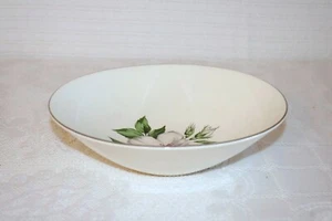 EDWIN M KNOWLES DAMASK ROSE X-4024 USA 8 3/4" Round Vegetable Serving Bowl - Picture 1 of 4