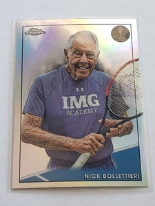 2021 Topps Chrome Tennis Silver Holo Rainbow Refractor #7 Nick Bollettieri