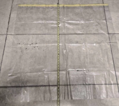 50 peças estojo 40"x40" cordão dupla camada 4mil sacos transparentes lixo EUA - Imagem 1 de 2