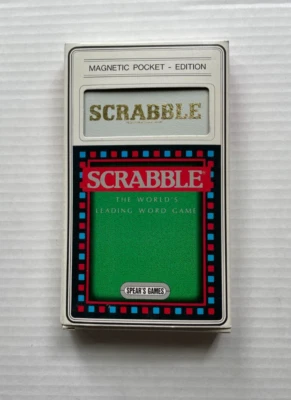 Scrabble Magnetic Pocket Edition Spear's Games Circa 1988 - Image 1 of 3