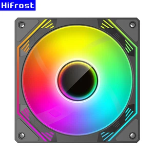 120mm Case Fan Cooler 5V 3Pin ARGB 12V 4PIN PWM Chassis Fan (Black Forward) - Bild 1 von 10