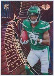 2022 Illusions Shining Stars #SS-16 Garrett Wilson Red #/75 Rookie RC Jets - Picture 1 of 2
