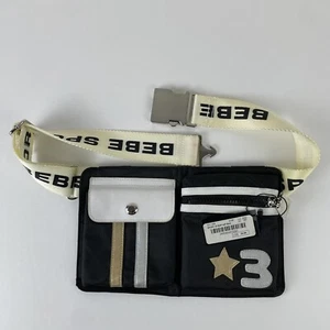 BEBE SPORT Waist Belt Fanny Pack With Metal Buckle NEW Has Imperfections - Picture 1 of 13
