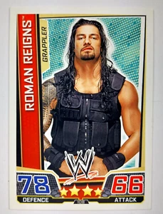 WWE Slam Attax Superstars Karte #108 Roman Reigns Rookie Topps 2013 - Bild 1 von 2