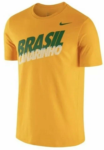 Nike Men’s Brazil National Team Core Type Jersey Shirt Extra Large XL Brasil Cover