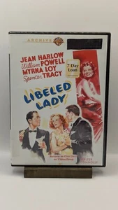 Libeled Lady DVD Out of Print RARE Jean Harlow / William Powell Ex Library Copy - Imagen 1 de 3