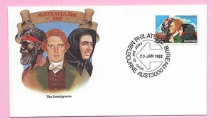 AUSTRALIA - FDC 1982 - AUSTRALIA DAY The Immigrants - Fdi - MELBOURNE Philatelic - Picture 1 of 1