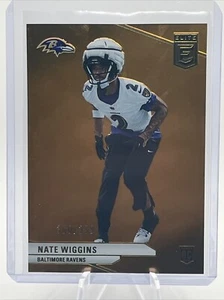2024 DONRUSS ELITE #157 NATE WIGGINS ROOKIE ORANGE 360/399 SP RAVENS RC - Picture 1 of 2