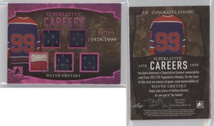 2017 Leaf ITG Superlative Careers Magenta Spectrum Foil /25 Wayne Gretzky HOF