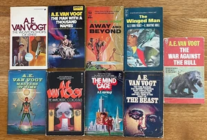 9X A E Van Vogt Mind Cage Anarchistic Beast Masters Rull Winged Åway Man **Lot** - Bild 1 von 14