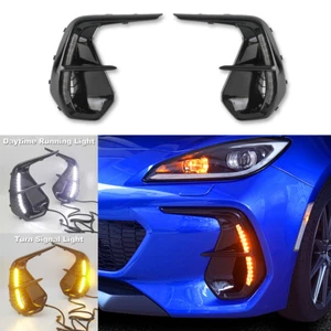 OP Style Fog Lights Lamps DRL W/ Turn Signal Lamp Fit for 2022-2024 Subaru BRZ - Picture 1 of 9