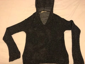 Next Era Webstrick Pullover/ Hoodie Damen Gr. L dunkelgrau, Langarm - Bild 1 von 8