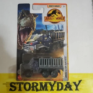MATCHBOX JURASSIC PARK ARMORED ACTION TRANSPORTER CAGE TRUCK - Bild 1 von 2