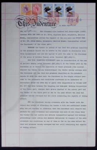 Singapore document $500 + $25 revenues QE 1968 fiscal - Picture 1 of 4