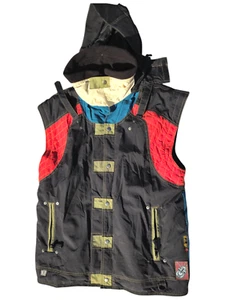 Vintage Entrant GII Surfjacke Herren L Colorblock Kaotic Go To It 80er 90er selten - Bild 1 von 16