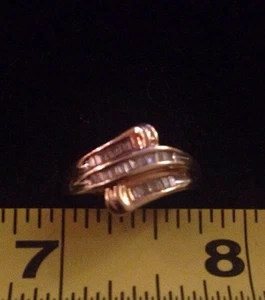 Anello donna oro 7 10 carati con diamanti - Foto 1 di 12