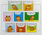 Garfield By Jim Davis Comic Page Print Art Early Mid 1980 80S National Fat Week